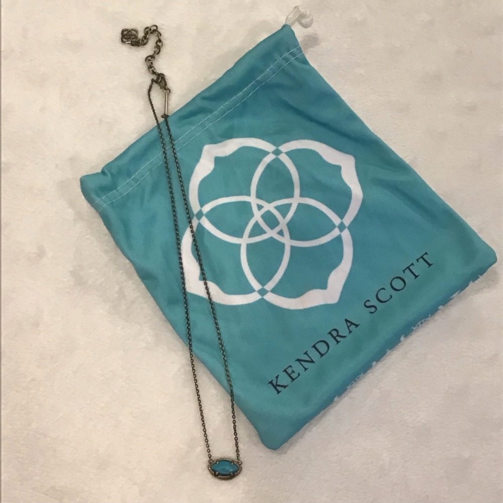Kendra Scott Necklace with Turquoise Stone